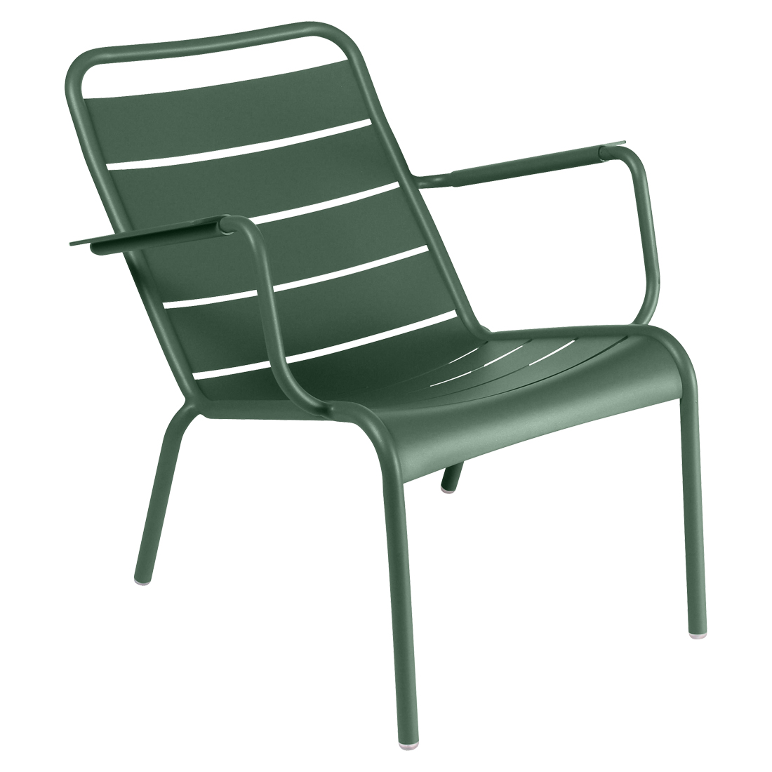 Fermob - Luxembourg Tiefer Sessel - zederngrün/texturiert/BxHxT 70x72x86cm/UV-beständig/stapelbar von Fermob