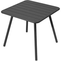 Fermob - Luxembourg Tisch, quadratisch (4 Beine), 80 x 80 cm, anthrazit von Fermob