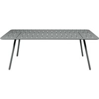 Fermob - Luxembourg Tisch, rechteckig, 100 x 207 cm, lapilligrau von Fermob
