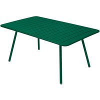 Fermob - Luxembourg Tisch, rechteckig, 165 x 100 cm, zederngrün von Fermob