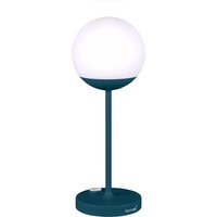 Fermob - Mooon! Akku LED-Leuchte, H 41 cm, acapulcoblau von Fermob