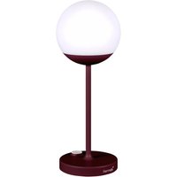 Fermob - Mooon! Akku LED-Leuchte, H 41 cm, schwarzkirsche von Fermob