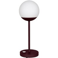 Fermob - Mooon! Akku LED-Leuchte, H 41 cm, schwarzkirsche von Fermob