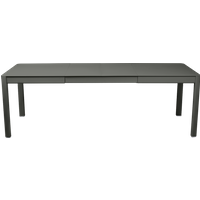 Fermob RIBAMBELLE Tisch mit 2 Einlegeplatten aus Aluminium 149/234x100 cm von Fermob