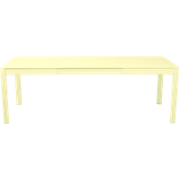 Fermob RIBAMBELLE Tisch mit 2 Einlegeplatten aus Aluminium 149/234x100 cm von Fermob