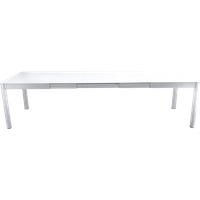 Fermob RIBAMBELLE Tisch mit 3 Einlegeplatten aus Aluminium 149/299x100 cm von Fermob