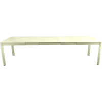 Fermob RIBAMBELLE Tisch mit 3 Einlegeplatten aus Aluminium 149/299x100 cm von Fermob