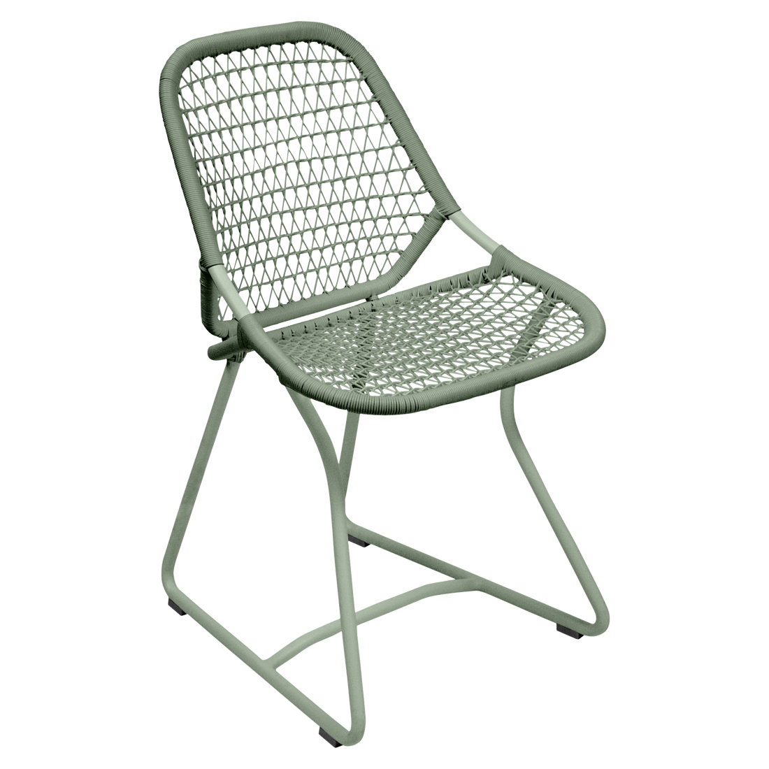 Fermob - Sixties Gartenstuhl stapelbar - kaktus/texturiert/Sitzfläche Polyethylen/UV-beständig von Fermob