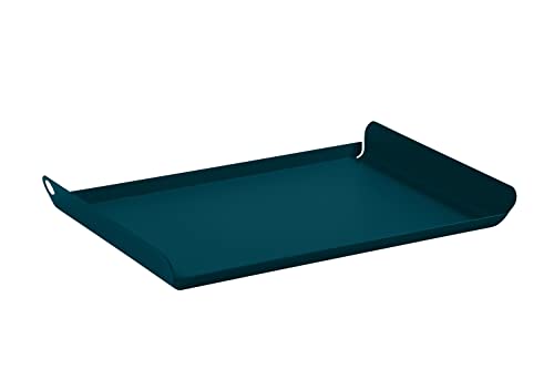 Fermob Tablett Alto Acapulcoblau Stahlblech Maße: 36 x 23 cm, 317121 von Fermob
