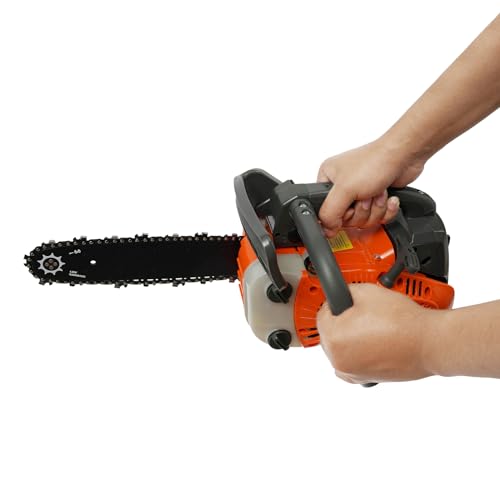 Benzin Kettensäge 25.4CC 900W 1.22PS Durchmesser bis 30cm,EASY-Start, für Parks, Bauernhöfe,Obstgärten,Wälder,Camping von Fermoirper