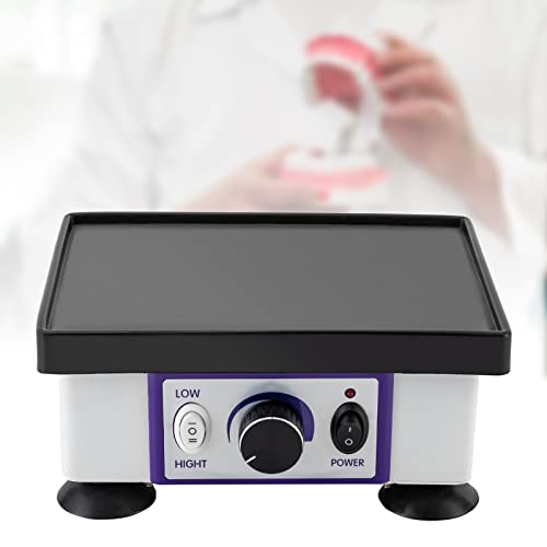 Dental Oszillator 220V 120W Square Dentalrüttler Gipsrüttler Rüttler Vibrator,Einstellbare Geschwindigkeit Dentallaborgeräte für Zahnärzte oder Handwerker von Fermoirper