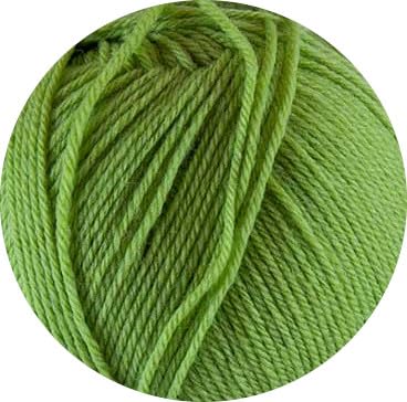 Ferner Wolle Mally Socks 6-fach Merino Uni M16 - hellgrün von Ferner Wolle