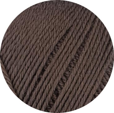 Ferner Wolle Mally Socks 6-fach Merino Uni M17 - braun von Ferner Wolle