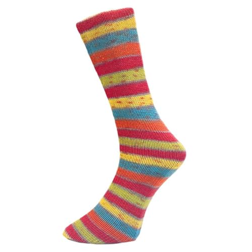 Ferner Wolle Mally Socks ROTE NASEN 6-fach Clown 9 von Ferner Wolle