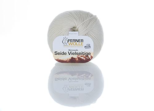 Ferner Wolle Merinowolle Seide Vielseitige V901, 50g weiche Premium Sockenwolle mit Seide und Merino zum Stricken & Häkeln Ferner Wolle Merinowolle Seide Vielseitige V901, 50g weiche Premium Sockenwolle mit Seide und Merino zum Stricken & Häkeln von Ferner Wolle