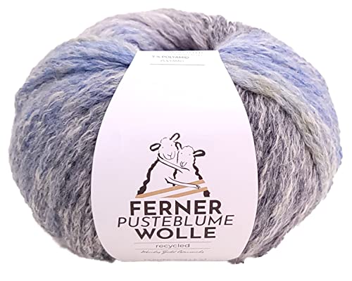 Nachhaltige Wolle mit Farbverlauf Ferner Pusteblume PB3, zum Stricken oder Häkeln, 50g Nachhaltige Wolle mit Farbverlauf Ferner Pusteblume PB3, zum Stricken oder Häkeln, 50g von Ferner Wolle