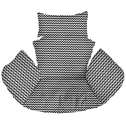 Ferocity Hängesessel Kissen, Polster, Auflage für Polyrattan/Rattan Hängeschaukel, Hängekorb, Schaukel Korb, Rückenkissen Zig Zag [114] von Ferocity