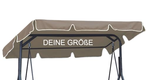 Ferocity Dachbezug Passen Sie Ihre Größe Schaukeldach Garten Ersatzteile Dach Top Abdeckung Dach Ihre Größe Beige [101] von Ferocity