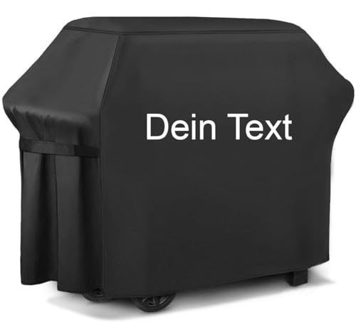 Ferocity Personalisierte Delux Grillabdeckung Top Qualität, Wasserdichter BBQ Schutz Outdoor Grill Garten Terrasse Dein Text MEDIUM 145 cm x 118 cm x 60 cm [084] von Ferocity