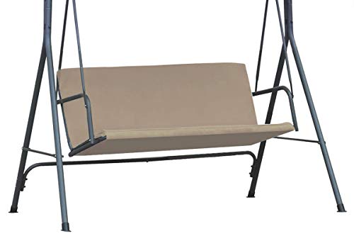 Ersatz-schaukelsitzbezug für Hollywoodschaukel | 100 x 138 cm | Cordura Stoff Sitzbezug für Garten Schaukel Stuhlbezug | Wetterbeständig | 2- und 3-sitzer für den Außenbereich | Beige [101] von Ferocity