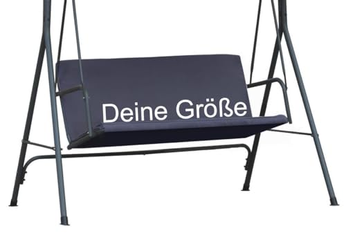 Personalisierte Ersatz-schaukelsitzbezug für Hollywoodschaukel | MASSANFERTIGUNG | Cordura Stoff für Sitzbezug Garten Schaukel Stuhlbezug | Wetterbeständig | Outdoor Sitzauflage Graphit [101] von Ferocity