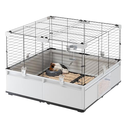 Ferplast, Kaninchenkäfig, Hasenkäfig, Meerschweinchenkäfig, MODULAR 1, Modularer, erweiterbare, mit Zubehör, 74 x 72 x h 56 cm Ferplast, Kaninchenkäfig, Hasenkäfig, Meerschweinchenkäfig, MODULAR 1, Modularer, erweiterbare, mit Zubehör, 74 x 72 x h 56 cm von Ferplast