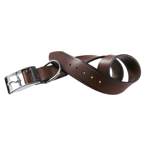 Ferplast 75130958 Hundehalsband VIP C15/35, aus Leder, Breite: 1,5 cm, Halsumfang: 27-35 cm, braun von Ferplast