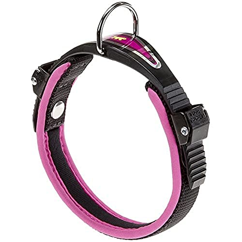 Ferplast Ergonomisches Halsband für Hunde ERGOFLUO C15/42 mit Polsterung und Mikroregulationsverschluss von Ferplast