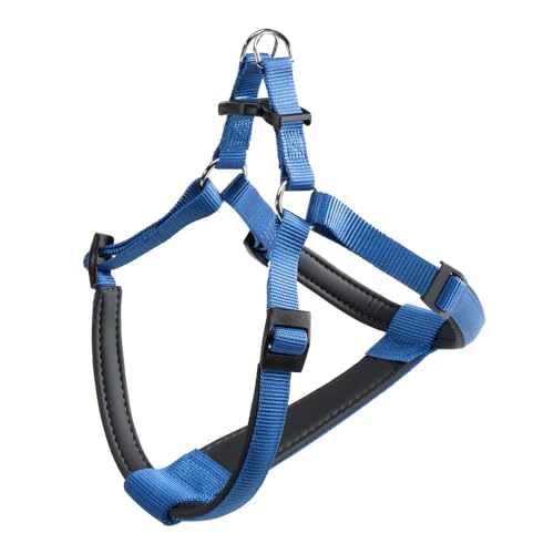 Ferplast Daytona P MEDIUM Hundegeschirr Halsumfang 51÷55 cm - Bauchumfang 53÷61 cm blau von Ferplast