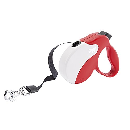 Ferplast Hundeleine Amigo SMALL, Rollleine kleine Hunde bis 15 kg. Max. Gurtband 5 m. Einzelne Verriegelungs- und Entriegelungstaste, rot, weiße Abdeckung Ferplast Hundeleine Amigo SMALL, Rollleine kleine Hunde bis 15 kg. Max. Gurtband 5 m. Einzelne Verriegelungs- und Entriegelungstaste, rot, weiße Abdeckung von Ferplast