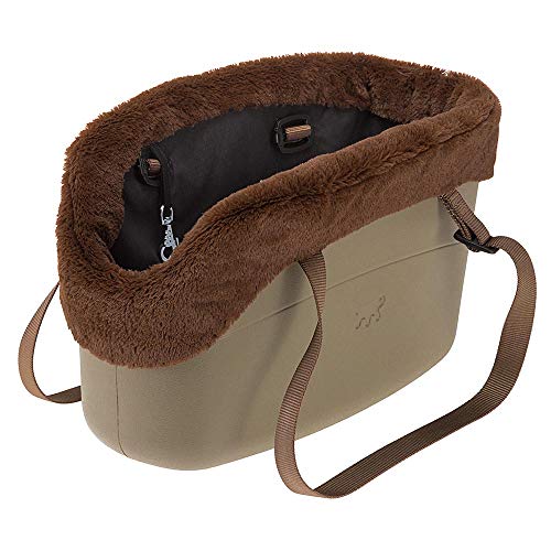 Ferplast Hundetragetasche für kleine Hunde und Katzen with-ME, Transporttasche für Haustiere, Hundetasche, verstellbare Trageriemen, Sicherheitsgurt inklusive, 21,5 x 43,5 x h 27 cm Taupe Ferplast Hundetragetasche für kleine Hunde und Katzen with-ME, Transporttasche für Haustiere, Hundetasche, verstellbare Trageriemen, Sicherheitsgurt inklusive, 21,5 x 43,5 x h 27 cm Taupe von Ferplast