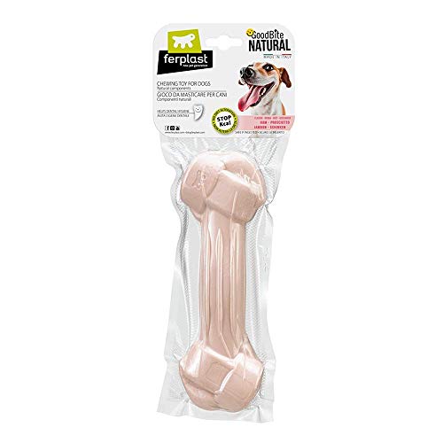 Ferplast 88100024 Goodbite Natural Ham Bone XL Hundekauspielzeug 250 g, 20.5 x 6.6 x 3.2 cm von Ferplast