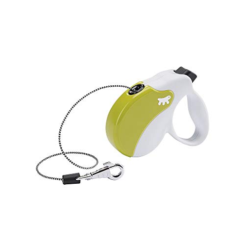 Guinzaglio allungabile per cani AMIGO CORD MINI, Cordino retraibile 3 m, max 12 kg, Bianco von Ferplast