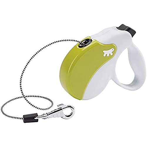 Guinzaglio allungabile per cani AMIGO CORD MINI, Cordino retraibile 3 m, max 12 kg, Bianco von Ferplast