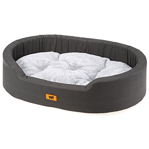 Ferplast Hundebett Hundekissen Hundekorb Hundesofa für kleine Hunde, Katzenbett, 45 x 35 x 13 cm Waschbar von Ferplast