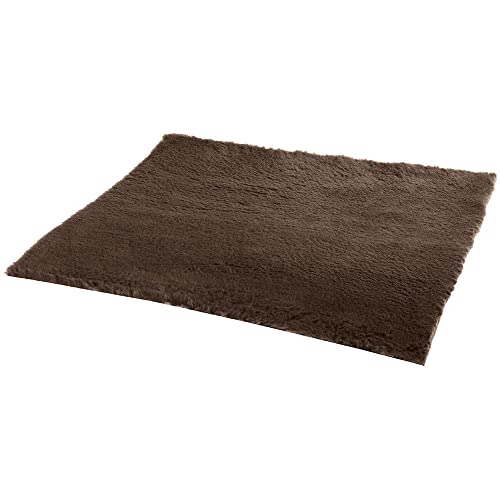Ferplast Bodenmatte für Hunde und Katzen PLAZA SMALL, Unterlage für Haustiere oder Welpen, isolierend, langlebig, waschbar, weicher Plüschstoff, 50 x 75 cm Braun Ferplast Bodenmatte für Hunde und Katzen PLAZA SMALL, Unterlage für Haustiere oder Welpen, isolierend, langlebig, waschbar, weicher Plüschstoff, 50 x 75 cm Braun von Ferplast