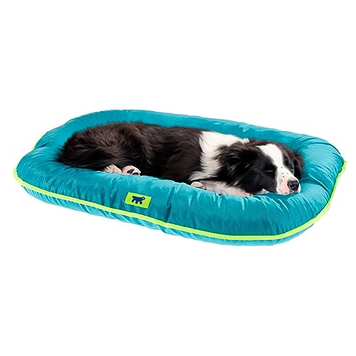 Ferplast Hundekissen Hundesofa Hundebette für Große Hunde Hundekorb Abnehmbarer Bezug Orthopädisches Hundebett Hundematratze Waschbar Hundematte Wasserdicht 110 x 70 x h 8 cm. Grau von Ferplast