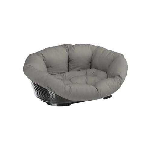 Ferplast Hundebett Hundesofa Katzenbett Hundematte Sofa' 2 Kunststoffkorb mit Waschbarem Gepolstertem Hundekissen, 52 x 39 x h 21 cm. von Ferplast