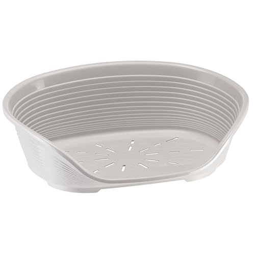 Ferplast Hundebett Katzenbett Kunststoff-Hundebett Extra Small Hundeliege waschbar Hundekorb atmungsaktiv rutschfest Siesta Deluxe, 43 x 28 x h 17,5 cm, Grau Ferplast Hundebett Katzenbett Kunststoff-Hundebett Extra Small Hundeliege waschbar Hundekorb atmungsaktiv rutschfest Siesta Deluxe, 43 x 28 x h 17,5 cm, Grau von Ferplast