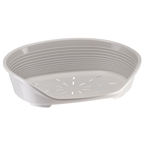 Ferplast Hundebett Katzenbett Kunststoff-Hundebett Medium Hundeliege waschbar Hundekorb atmungsaktiv rutschfest Siesta Deluxe, 62 x 41 x h 23,5 cm, Grau Ferplast Hundebett Katzenbett Kunststoff-Hundebett Medium Hundeliege waschbar Hundekorb atmungsaktiv rutschfest Siesta Deluxe, 62 x 41 x h 23,5 cm, Grau von Ferplast