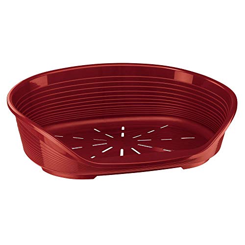 Ferplast Hundebett Katzenbett Kunststoff-Hundebett klein Hundeliege waschbar Hundekorb atmungsaktiv rutschfest Siesta Deluxe, 54 x 35 x h 21,5 cm, Bordeaux Ferplast Hundebett Katzenbett Kunststoff-Hundebett klein Hundeliege waschbar Hundekorb atmungsaktiv rutschfest Siesta Deluxe, 54 x 35 x h 21,5 cm, Bordeaux von Ferplast