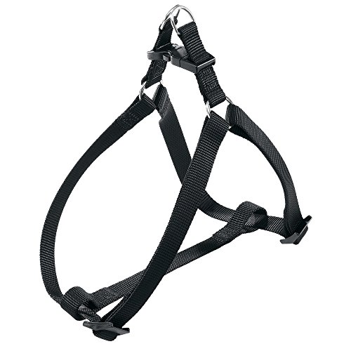 Ferplast Hundegeschirr Grosse Hunde Easy XL, verstellbares Hundegeschirr, einfach zu tragen, 63–94 cm. Schwarz von Ferplast
