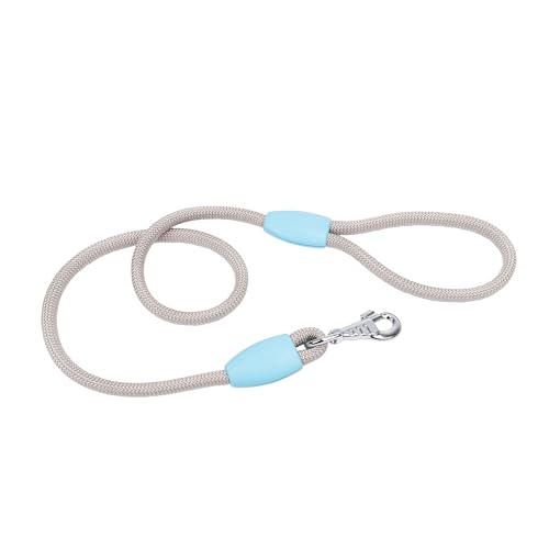 Ferplast Hundeleine Sport Robuste Hundeleine aus weichem Nylonmit Karabinerhaken aus Metall, Griff für sichere Kontrolle, Länge 120 cm, Dicke 13 mm, Grau Ferplast Hundeleine Sport Robuste Hundeleine aus weichem Nylonmit Karabinerhaken aus Metall, Griff für sichere Kontrolle, Länge 120 cm, Dicke 13 mm, Grau von Ferplast