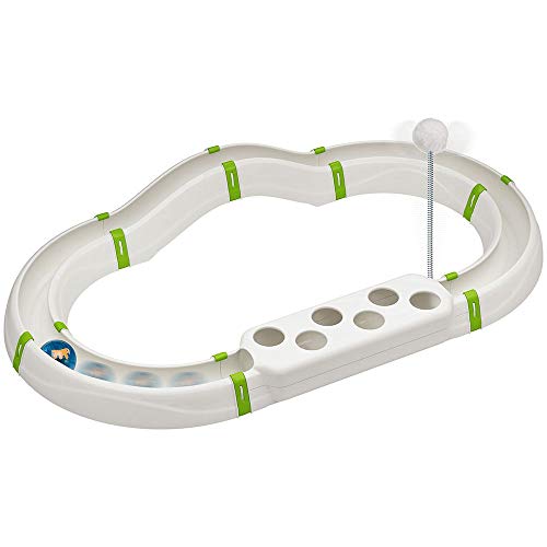 Ferplast Interaktives Spiel für Katzen Labyrinth-Schaltung mit Frühlingsspielzeug, Katzenspielzeug inklusive Leuchtkugel, 72 x 40 cm Ferplast Interaktives Spiel für Katzen Labyrinth-Schaltung mit Frühlingsspielzeug, Katzenspielzeug inklusive Leuchtkugel, 72 x 40 cm von Ferplast