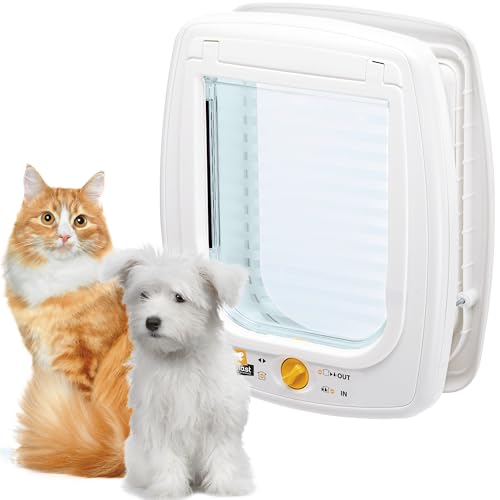 Ferplast Katzenklappe, Hundeklappe, katzenklappe große katzen, Kleine Hundetür, 4-wege steuerbarer Ein- und Ausgang, Pendeltür mit Schutz vor Zugluft, SWING 9 Haustierklappe, Weiß Ferplast Katzenklappe, Hundeklappe, katzenklappe große katzen, Kleine Hundetür, 4-wege steuerbarer Ein- und Ausgang, Pendeltür mit Schutz vor Zugluft, SWING 9 Haustierklappe, Weiß von Ferplast