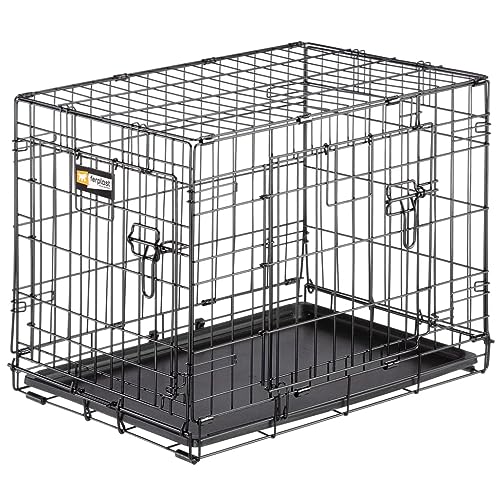 Ferplast Zusammenklappbares Hundekäfig DOG-INN 60 Käfig für Welpen, Hundetransportbox, inklusive Trennwand, zwei Türen mit Sicherheitsverschluss, 64 x 45 x h 49 cm Schwarz Ferplast Zusammenklappbares Hundekäfig DOG-INN 60 Käfig für Welpen, Hundetransportbox, inklusive Trennwand, zwei Türen mit Sicherheitsverschluss, 64 x 45 x h 49 cm Schwarz von Ferplast