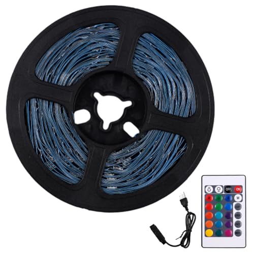 Lichtband Led Selbstklebend, 10M Led Streifen Zuschneidbar mit Fernbedienung,RGB Lichterkette Dimmbar Farbwechsel,Verstellbare led TV Hintergrundbeleuchtung für Zimmer Deko,Decke,Gaming von FerraDrend