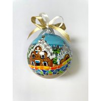 Anpassbares Ornament „Barcelona, Spanien" Mit Schriftzug Und Widmung, Geschenk Für Europa-Reiseliebhaber, Zum Jahrestag Oder Als Besonderes von FerrariSoniArt