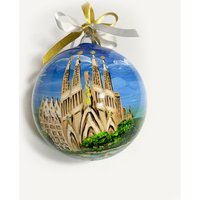 Barcelona, Sagrada Familia. Anpassbarer Handbemalter Ball, Souvenir Aus Spanien. Geschenk Für Reisende Verwandte Und Freunde von FerrariSoniArt