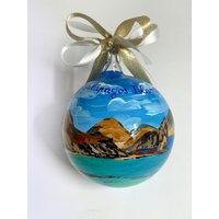 Handbemaltes Ornament Der Galapagosinseln, Andenken An Ihren Urlaub. Personalisiertes Handgemachtes Reisegeschenk, Einzigartige Geschenke von FerrariSoniArt